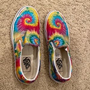 Rainbow Tie Dye Slip-On Vans